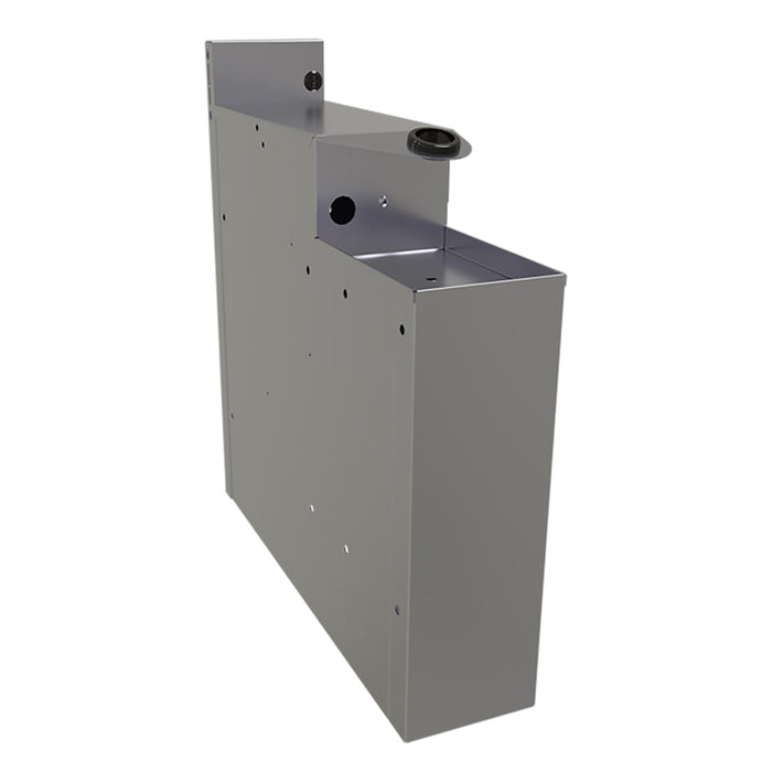 Glastender SHB-6-ED Main Line Soda Gun Holder - Stainless Steel, 6" x 24"-cityfoodequipment.com