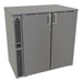 Glastender F1SL36 2 Section Glass Chiller w/ 171 Mug Capacity - Black, 120v-cityfoodequipment.com