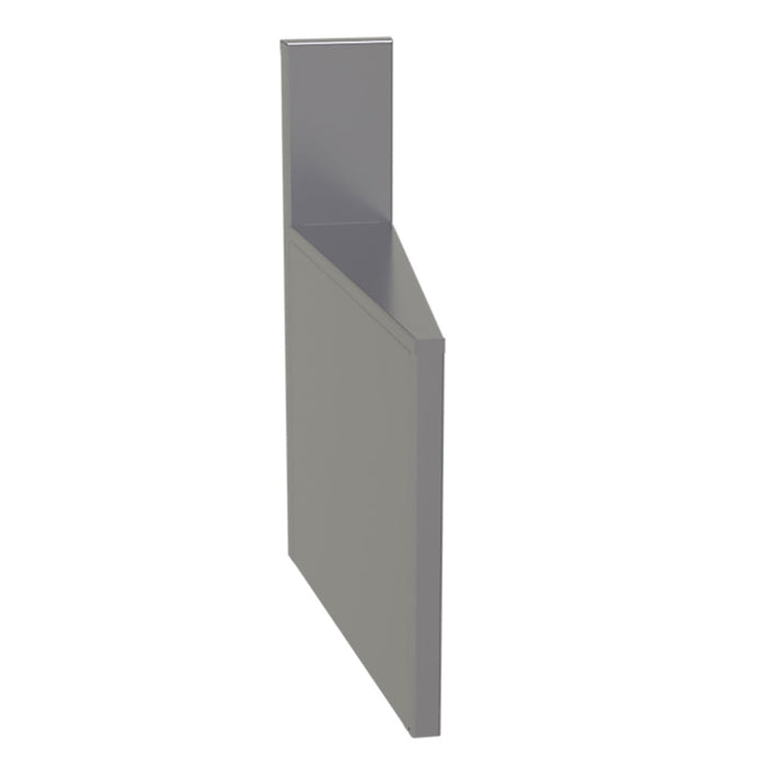 Glastender CIWA-10 5" Main Line Underbar Corner Drainboard, 7" Backsplash, 19" Front To Back-cityfoodequipment.com