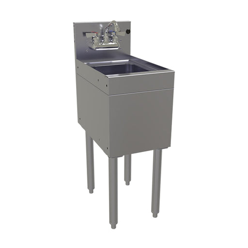 Glastender HSA-12 Underbar Hand Sink w/ 9 1/4"L x 11 1/2"W x 6"D Bowl - Faucet-cityfoodequipment.com