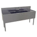 Glastender TSA-60-S 60" 3 Compartment Sink w/ 11"L x 14"W Bowls, 10 1/4" Deep-cityfoodequipment.com