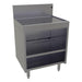 Glastender DBCA-24-LD Main Line Underbar Freestanding Drainboard Cabinet w/ 7" Backsplash - 24"W x 19"D x 37"H-cityfoodequipment.com
