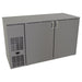 Glastender CP1FB60 60" Pass Thru Bar Refrigerator - 4 Swinging Solid Doors, Black, 120v-cityfoodequipment.com