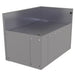 Glastender CIR-19/30R Main Line Underbar Corner Drainboard w/ 7" Backsplash - 30"W x 19"D-cityfoodequipment.com