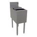 Glastender IBB-12 12" Main Line Ice Bin w/ 42 lb Ice Bin, Stainless Steel-cityfoodequipment.com