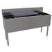 Glastender CBA-54-CP10 54" Main Line Cocktail Station w/ 84 lb Ice Bin, Stainless Steel-cityfoodequipment.com