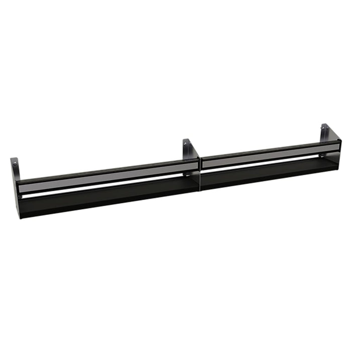 Glastender SSR-57 57" Single Tier Speed Rail - 15 Bottle Capacity, Stainless-cityfoodequipment.com