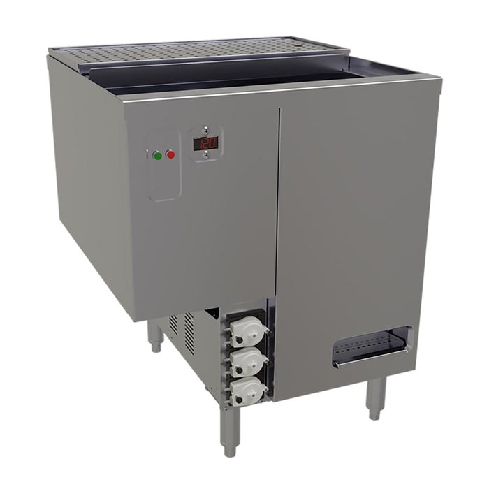 Glastender GW24 Low Temp Rotary Undercounter Glass Washer w/ 624 Glasses/hr Capacity - 120v/1ph-cityfoodequipment.com
