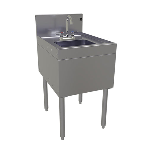 Glastender HSB-18 Underbar Hand Sink w/ 9 1/4"L x 11 1/2"W x 6"D Bowl - Faucet-cityfoodequipment.com