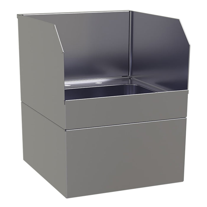 Glastender WHS-14-S-LF Wall Mount Commercial Hand Sink w/ 9 1/4"L x 11 1/2"W x 6"D Bowl-cityfoodequipment.com