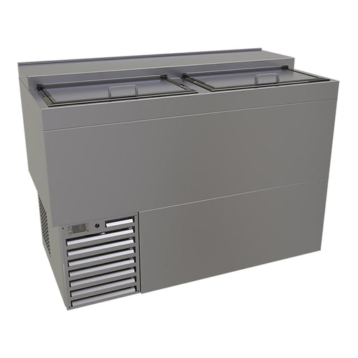 Glastender MF48-S2 2 Section Glass Chiller w/ 147 Mug Capacity - Stainless, 120v-cityfoodequipment.com