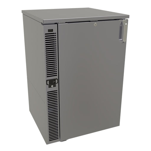 Glastender F1SB24 1 Section Glass Chiller w/ 132 Mug Capacity - Black, 120v-cityfoodequipment.com