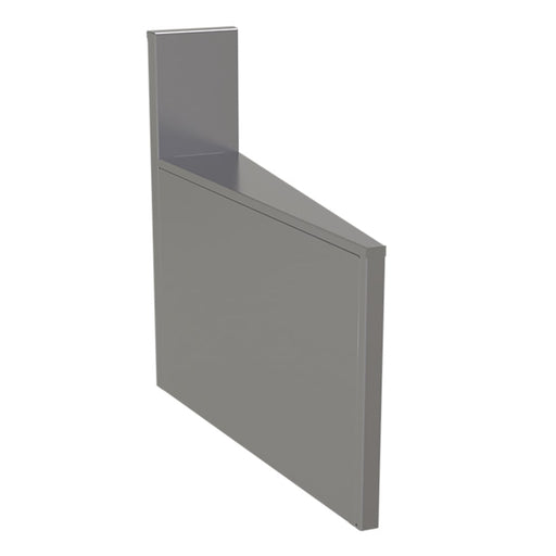 Glastender CIWB-10 6" Main Line Underbar Corner Drainboard, 7" Backsplash, 24" Front To Back-cityfoodequipment.com