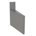 Glastender CIWB-10 6" Main Line Underbar Corner Drainboard, 7" Backsplash, 24" Front To Back-cityfoodequipment.com