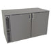 Glastender F1SL48 2 Section Glass Chiller w/ 261 Mug Capacity - Black, 120v-cityfoodequipment.com
