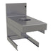 Glastender DWB-12 Main Line Underbar Trash Station - 12"W x 24"D, Stainless Steel-cityfoodequipment.com
