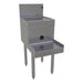 Glastender DBSA-14 14" Main Line Underbar Blender Station w/ Drainboard - 7" Backsplash-cityfoodequipment.com