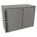 Glastender F1SB44 2 Section Glass Chiller w/ 299 Mug Capacity - Black, 120v-cityfoodequipment.com