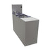 Glastender MFT-8 Underbar Mixology Sink w/ 9 1/4"L x 11 1/2"W x 6"D Bowl - Glass Rinser, Dipper Well, & Cutting Board-cityfoodequipment.com