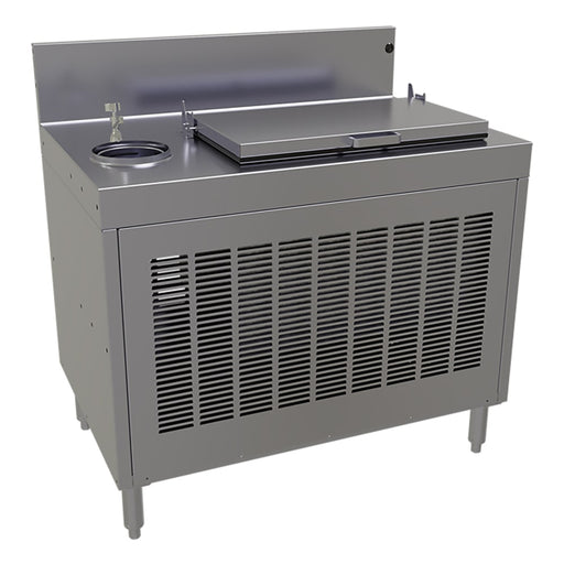 Glastender FRB-36 36" Ice Cream Dipping Cabinet w/ 2 Tub Capacity - Stainless, 120v-cityfoodequipment.com