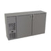 Glastender CS1FB60 60" Bar Refrigerator - 2 Swinging Solid Doors, Black, 120v-cityfoodequipment.com