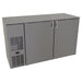 Glastender C1FB60 60" Bar Refrigerator - 2 Swinging Solid Doors, Black, 120v-cityfoodequipment.com