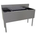 Glastender CBA-48 48" Main Line Cocktail Station w/ 67 lb Ice Bin, Stainless Steel-cityfoodequipment.com