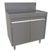 Glastender DBCA-30 Main Line Underbar Freestanding Drainboard Cabinet w/ 7" Backsplash - 30"W x 19"D x 37"H-cityfoodequipment.com