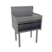 Glastender DBHA-24-LD Main Line Underbar Freestanding Drainboard Cabinet w/ 7" Backsplash - 24"W x 19"D x 37"H-cityfoodequipment.com