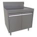 Glastender DBCB-30 Main Line Underbar Freestanding Drainboard Cabinet w/ 7" Backsplash - 30"W x 24"D x 37"H-cityfoodequipment.com