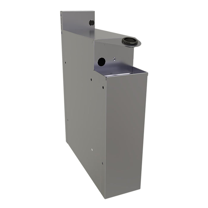 Glastender SHA-6-ED Main Line Soda Gun Holder - Stainless Steel, 6" x 19"-cityfoodequipment.com