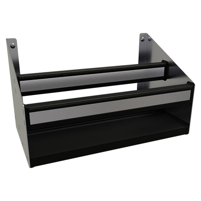 Glastender DSR-13 13" Double Tier Speed Rail - 8 Bottle Capacity, Stainless-cityfoodequipment.com
