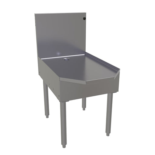 Glastender IOS-18 18" Island Oasis® Underbar Blender Station - 14" Backsplash-cityfoodequipment.com