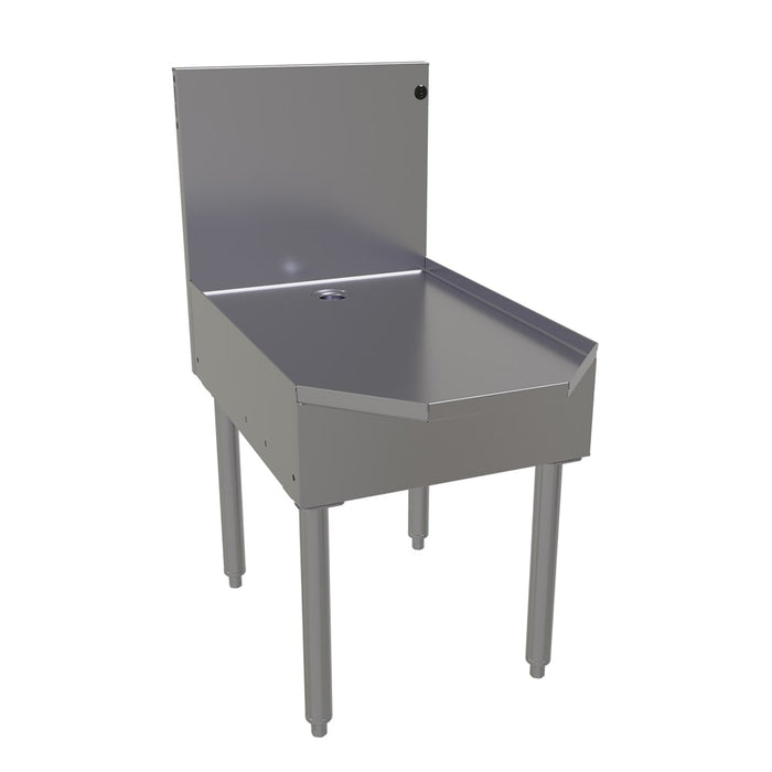 Glastender IOS-18 18" Island Oasis® Underbar Blender Station - 14" Backsplash-cityfoodequipment.com