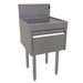 Glastender DBHA-18 Main Line Underbar Freestanding Drainboard Cabinet w/ 7" Backsplash - 18"W x 19"D x 37"H-cityfoodequipment.com