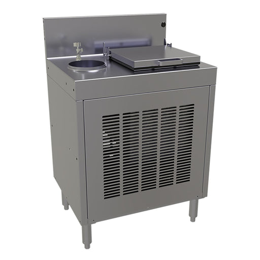 Glastender FRA-24 24" Ice Cream Dipping Cabinet w/ 1 Tub Capacity - Stainless, 120v-cityfoodequipment.com