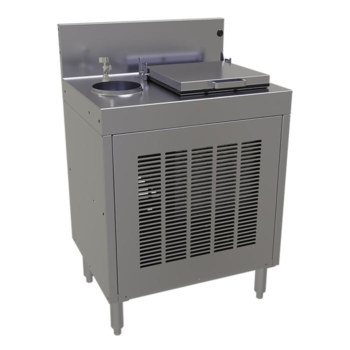 Glastender FRA-24 24" Ice Cream Dipping Cabinet w/ 1 Tub Capacity - Stainless, 120v-cityfoodequipment.com