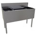 Glastender CBA-42 42" Main Line Cocktail Station w/ 50 lb Ice Bin, Stainless Steel-cityfoodequipment.com