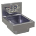 Glastender WH-12 Wall Mount Commercial Hand Sink w/ 9 1/4"L x 11 1/2"W x 6"D Bowl - Faucet-cityfoodequipment.com