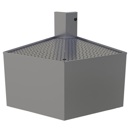 Glastender COWB-60 Main Line Underbar Corner Drainboard w/ 7" Backsplash - 30"W x 24"D-cityfoodequipment.com