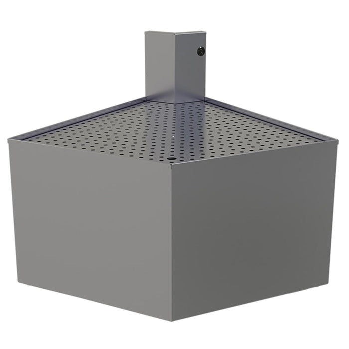 Glastender COWB-60 Main Line Underbar Corner Drainboard w/ 7" Backsplash - 30"W x 24"D-cityfoodequipment.com