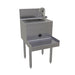 Glastender BSA-18R 18" Main Line Underbar Blender Station w/ Dump Sink & Faucet - 7" Backsplash-cityfoodequipment.com
