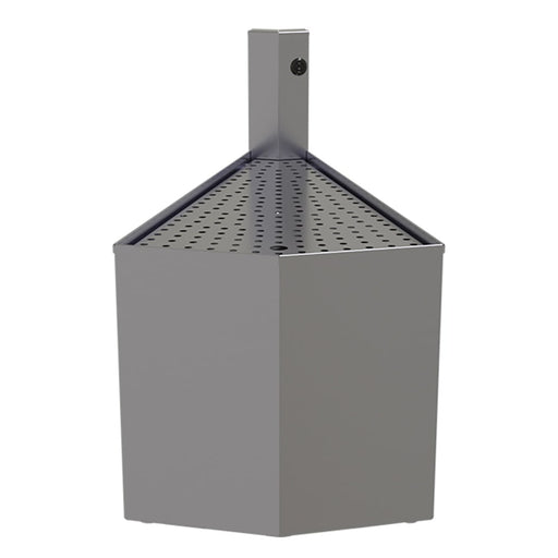 Glastender COWB-30 Main Line Underbar Corner Drainboard w/ 7" Backsplash - 16"W x 24"D-cityfoodequipment.com