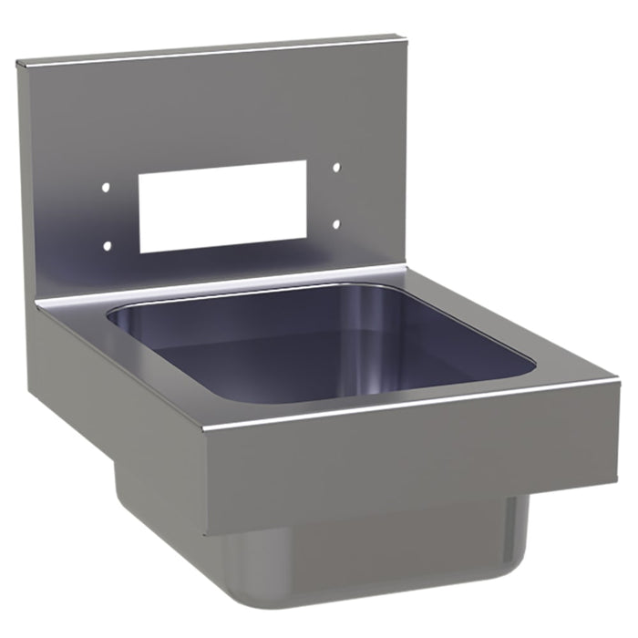 Glastender WH-12-LF Wall Mount Commercial Hand Sink w/ 9 1/4"L x 11 1/2"W x 6"D Bowl-cityfoodequipment.com