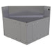Glastender CIR-24/24-LN Main Line Underbar Corner Drainboard w/ 7" Backsplash - 24"W x 24"D-cityfoodequipment.com