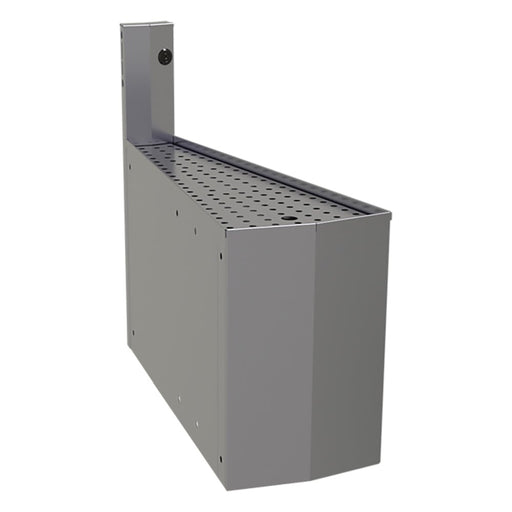 Glastender COWB-15 Main Line Underbar Corner Drainboard w/ 7" Backsplash - 10"W x 24"D-cityfoodequipment.com
