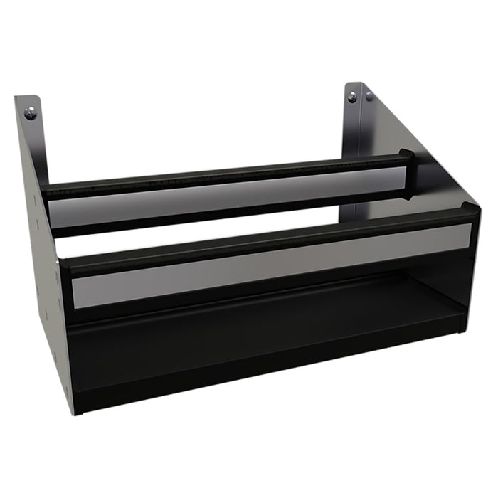 Glastender DSR-18 18" Double Tier Speed Rail - 10 Bottle Capacity, Stainless-cityfoodequipment.com