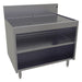 Glastender DBCB-36-LD Main Line Underbar Freestanding Drainboard Cabinet w/ 7" Backsplash - 36"W x 24"D x 37"H-cityfoodequipment.com