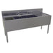 Glastender FSB-66L-S 66" 4 Compartment Sink w/ 11"L x 14"W Bowl, 10 1/4" Deep-cityfoodequipment.com