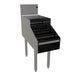 Glastender LDA-12D 5 Level Raised Liquor Display - Holds 15 Bottles, 7" Backsplash, 12" x 29"-cityfoodequipment.com